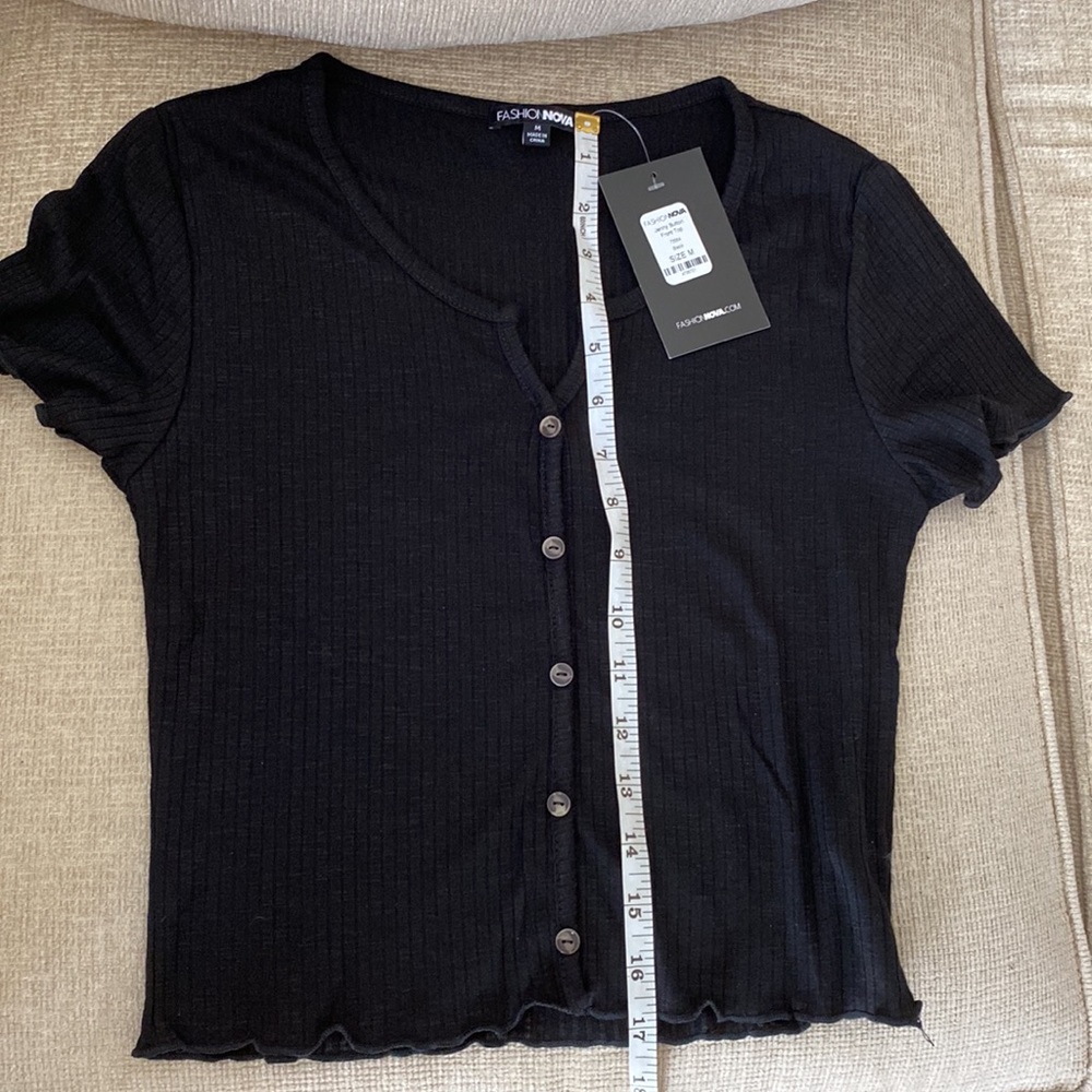 Jenny Button Front Top - Picture 8 of 10